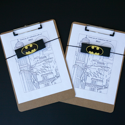 DIY Batman Party Favors for Kids