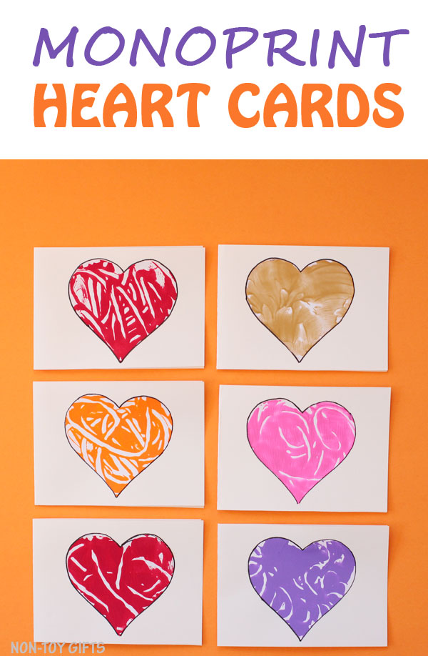Easy heart cards for kids to make for Mother's Day for mom and grandma. Easy craft for preschoolers. Perfect for Valentines. too. | at Non-Toy Gifts