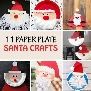 40 Santa Crafts For Kids - Easy And Cute Christmas Crafts