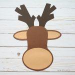 Paper Reindeer Craft For Kids [Printable Template]