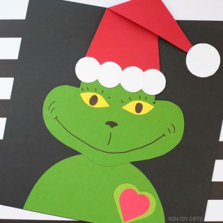 Grinch Paper Craft For Kids [with TEMPLATE]