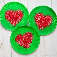 Paper Plate Grinch's Heart Craft For Kids [Free Template]
