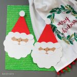 Santa Card with TEMPLATE | Handmade Christmas Card