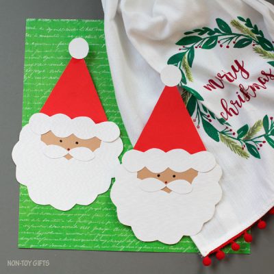 Santa Card with TEMPLATE | Handmade Christmas Card