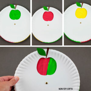 32 Paper Plate Fall Crafts For Kids - Apples, Fall Trees, Leaves