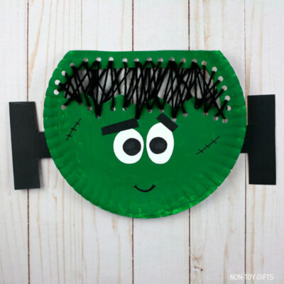 Paper Plate Frankenstein Craft For Kids To Make On Halloween