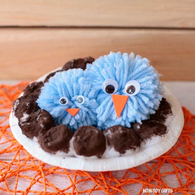 Pom Pom Bird Craft