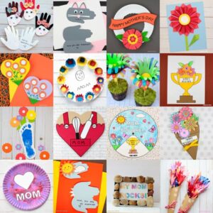 Easy Mother's Day Crafts For Kids - Cards, Flowers And More
