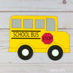 School Bus Craft with TEMPLATE - Back To School - Non-Toy Gifts