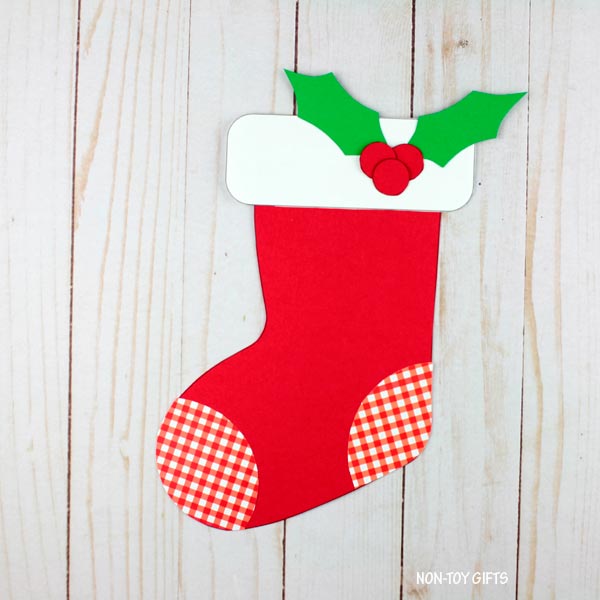 Christmas Stocking Craft Preschoolers - Gifts