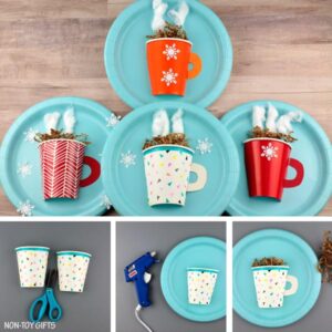 Paper Cup Hot Chocolate Craft For Kids - Non-Toy Gifts