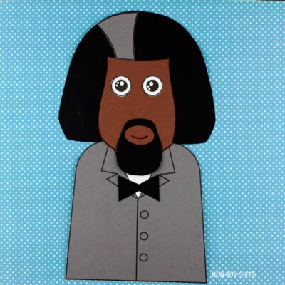 Frederick Douglass Craft For Kids [With Printable] - Non-Toy Gifts