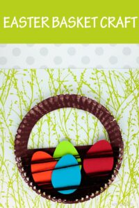Paper Plate Easter Basket Craft For Kids [FREE Printable] - Non-Toy Gifts