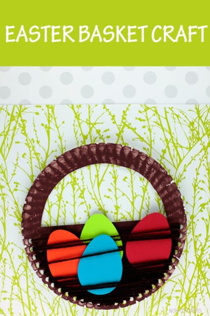 Paper Plate Easter Basket Craft For Kids [FREE Printable] - Non-Toy Gifts