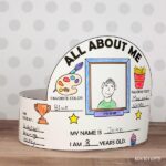 All About Me Paper Hat - Back To School Craft - Non-Toy Gifts