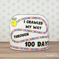 100 Days of School Headband Crowns with Templates - Non-Toy Gifts