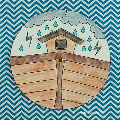 Noah's Ark Spinner Craft