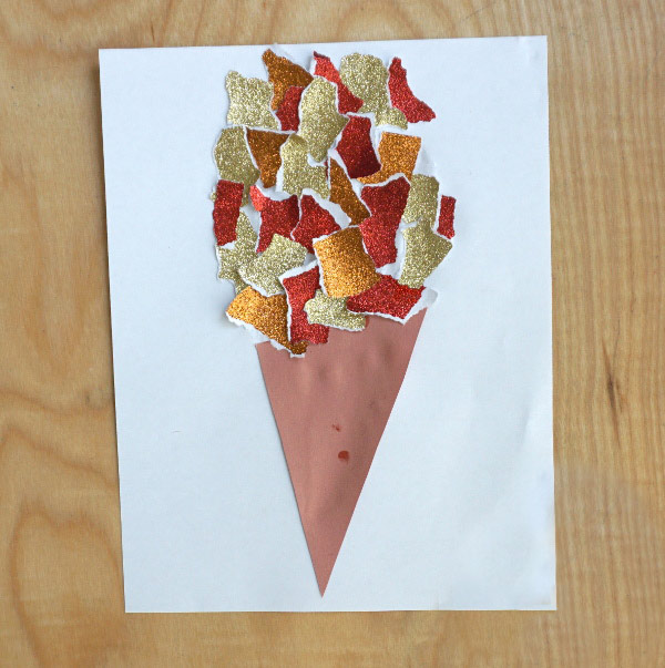 Glitter Olympic torch