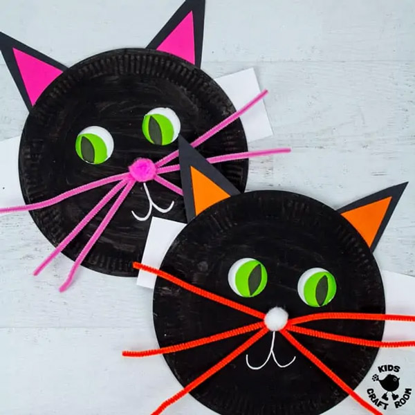 15 Paper Plate Halloween Crafts For Kids - Non-Toy Gifts