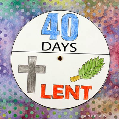 Lent Spinner Craft