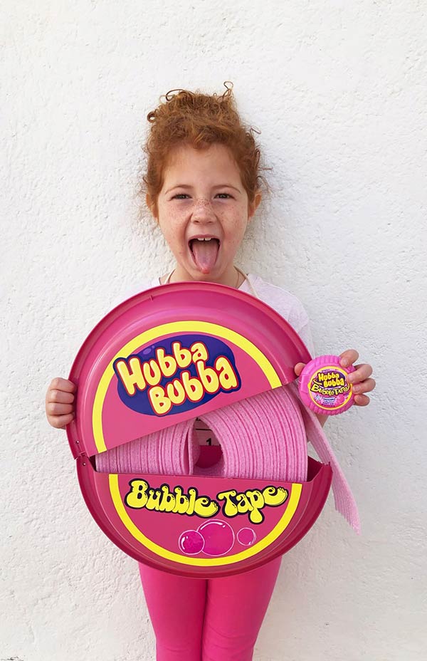 Bubble gum tape Halloween costume