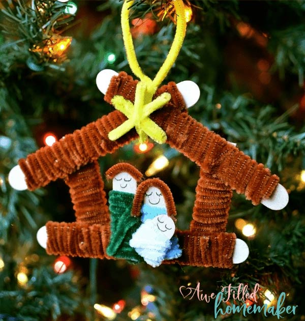 Nativity scene ornament