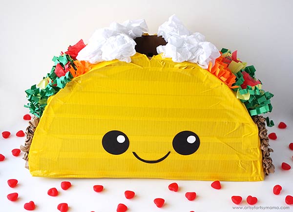 Taco Valentine's Day Box Idea for boys